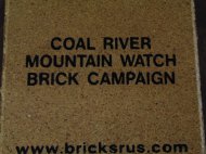 Coal River Mountain Watch Brick Campaign